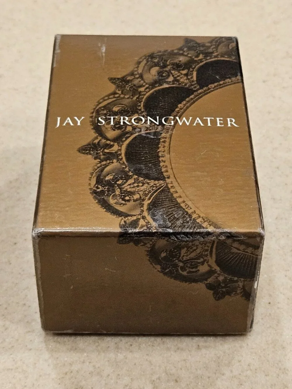 RARE AUTHENTIC JAY STRONGWATER STORAGE ORGANIZER GIFT BOX NAPKIN RING HOLDER